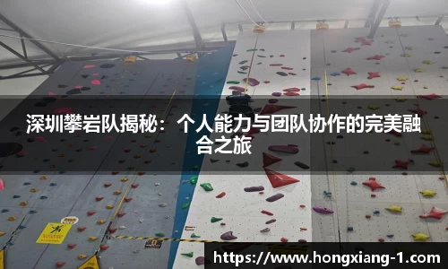 深圳攀岩队揭秘：个人能力与团队协作的完美融合之旅
